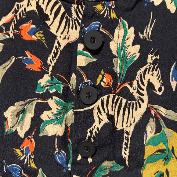 Gorgeous Zara trousers with zebras. Size 6 - Picture 5 of 9